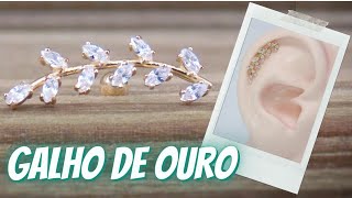 Comprar piercing de ouro luxuoso