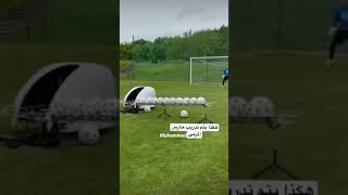 كيف يدربون حارس⚽️🤯