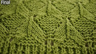 Final Part of an Easy Knitting Pattern for beginners to follow with subtitles!! Awesome!!