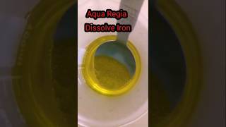 Iron Spoon vs Hydrochloric acid experiment | Dissolving a Iron in acid | Aqua Regia #experiment