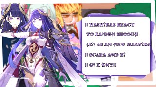 || (All parts) Hashiras react to Raiden Ei as an New Hashira | And Scara || GI x KNY ||