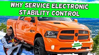 DODGE RAM WHY SERVICE ELECTRONIC STABILITY CONTROL WARNING DODGE RAM 1500 2500 3500 2013 2014 2015 2