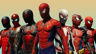 NGETES SEMUA SUIT SPIDERMAN  VERSE - MARVEL SPIDERMAN REMASTERED PC MOD - KEREN ABIZ !!!