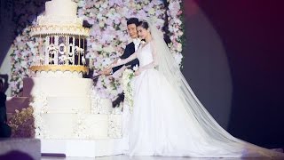 AngelaBaby and Huang Xiaoming fairytale wedding