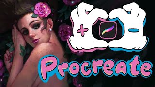 ПЛЮСЫ и МИНУСЫ программы Procreate | Рисую на IPad | SPEEDPAINT