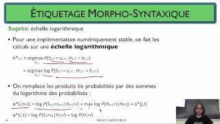 Traitement automatique des langues [4.5] Étiquetage morpho-syntaxique - en pratique