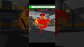 Fire And Water Barry Prison Run Roblox Jump scare