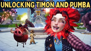 Unlocking Timon and Pumba Disney Dreamlight Valley Playthrough Part 38