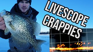 Locating and Catching Early Ice Crappies With Garmin Livescope.