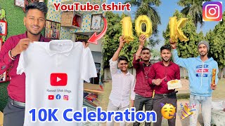 10k Complete On Instagram 🎉🥳|| YouTube Tshirt Print Krwa Liya 😍😅