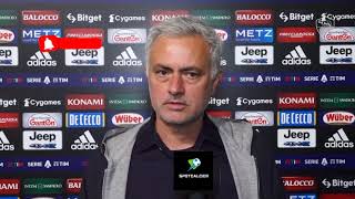 Juventus-Roma 1-0 intervista a Mourinho nel post partita.