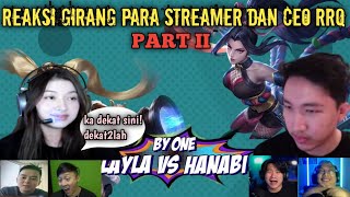 PADA KEGIRANGAN REAKSI STREAMER LIAT LEMON DAN REGIE MAIN RANK - Mobile Legends