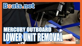 Mercury Tracker 40 Lower Unit Removal | Mercury 40HP Gearcase Removal | Boats.net