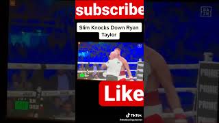 Ryan Taylor Knocked down!🔥🤯 #shorts