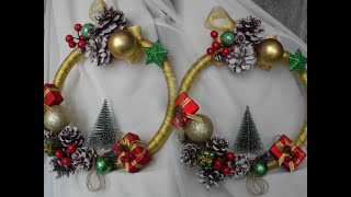 DIY  Christmas wreath/Рождественский венок