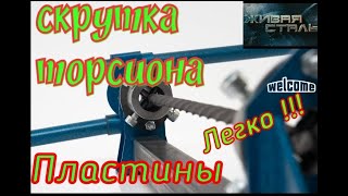 Скрутка торсиона пластины (Twisting torsion plate)