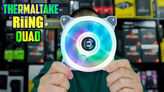 Thermaltake Riing Quad Fans Review | Airflow, Noise Test & aRGB