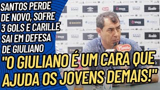 SANTOS PASSA MAIS UMA VERGONHA, CARILLE DEFENDE GIULIANO E GUILHERME ENALTECE A CHAPECOENSE