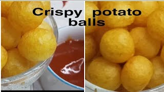 How  to make  crispy  potato  balls👍amazing potato recipes ❤french fries