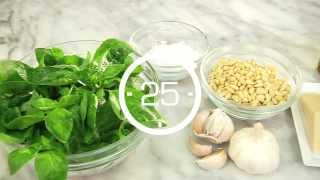 Creating fresh Pesto