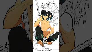 Inosuke🐗colouring 🖍️ Demon slayer.... #anime #viralvideo #shorts #demonslayer