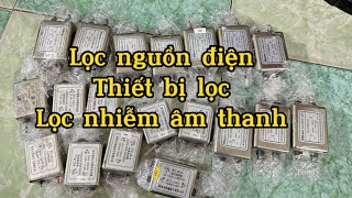 Lọc nguồn điện, lọc nhiễm thiết bị âm thanh, cục lọc 20A 10A hàng bãi tháo máy