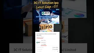 3C IT Solution & Telecoms india limited | 3C IT Ipo | #upcoming Ipo