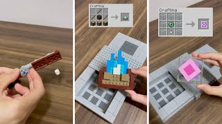 Crafting Minecraft items BUT Lego!