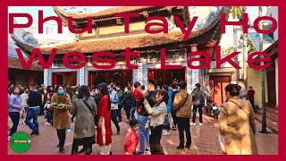 Structure and Architecture of  Beautiful Phu Tay Ho Temple | West Lake | Hanoi Vietnam | Jan 2023