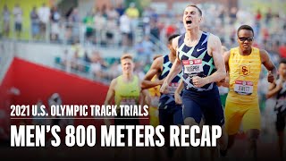 Clayton Murphy Wins Men's 800 Meters | U.S. 2021 Olympic Trials | Runner's World