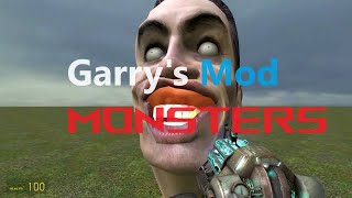 Running away from terrifying Gmod monsters!