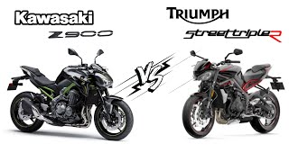 Kawasaki Z900 VS Triumph Street Triple R | Detailed Comparison | Shivam Chaubey