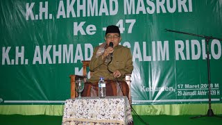 PENGAJIAN HAUL KE  47 KH. AKHMAD MASRURI & KH. AKHMAD MUSALIM RIDLO, AL-MASRURIYAH KEBUMEN BATURADEN