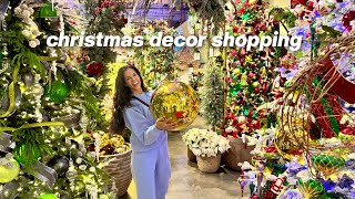 shopping for all NEW Christmas decor haul & decorating