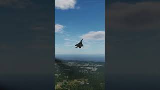 F22 RAPTOR SNEAKS UP ON ENEMY CHOPPER  DCS World #dcs #gaming #milsim