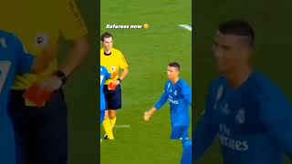 Referees Now vs Then #football #cristianoronaldo