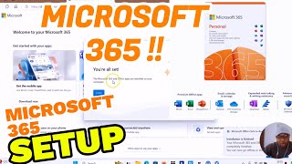 How To Setup and Install Microsoft 365 To Your Computer!!