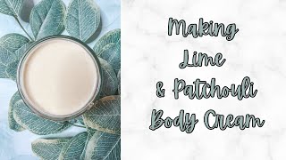 Making A Lime & Patchouli Body Cream With Aloe Vera Juice @TheOilyLife #lotion #diy #soapbusiness