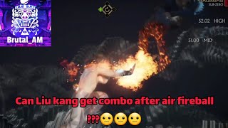 liu kang can get combo after air fireball😐 #short