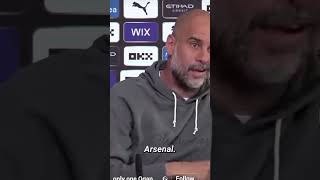 Pep says Man united chelsea and Arsenal should've won more 🤷 SUBSCRIBE 🙏🙏