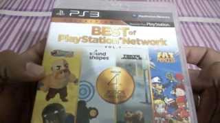 [Unboxing - PS3] Best of Playstation Network - PT-BR