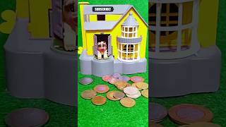 Dog house collection coins save money #viral #dog #shorts #shortvideo