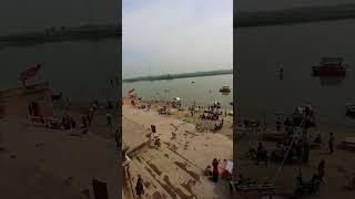 bithoor ghat | mano to main ganga maa hu | #bhajan #ytshorts #kanpur #bithoor #morningstatus#shorts