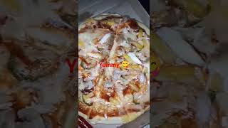 Ang sarap Ng meryenda basta pizza #yummyfood #shortvideo