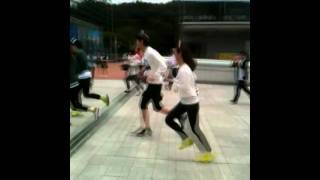 [Fancam] 110919 SNSD - YOONA YURI @Running Man Recording