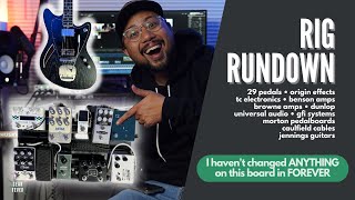 This is the LONGEST I've kept a pedalboard in YEARS! // Gear Fever Rig Rundown