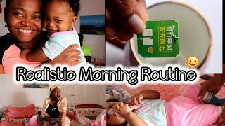 Morning Routine with my SIX MONTH OLD|| African home edition