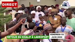 DIRECT : L’arrivée du khalif cheikh Mouhamadou mahi cheikh Ibraheem niass