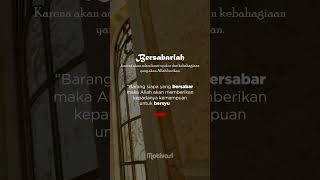 Motivasi hidup islam | Bersabarlah #shorts #islam #motivation #story