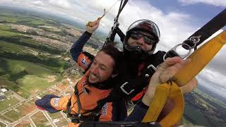 Salto de Paraquedas do Rodrigo T na Queda Livre Paraquedismo 06 01 2018